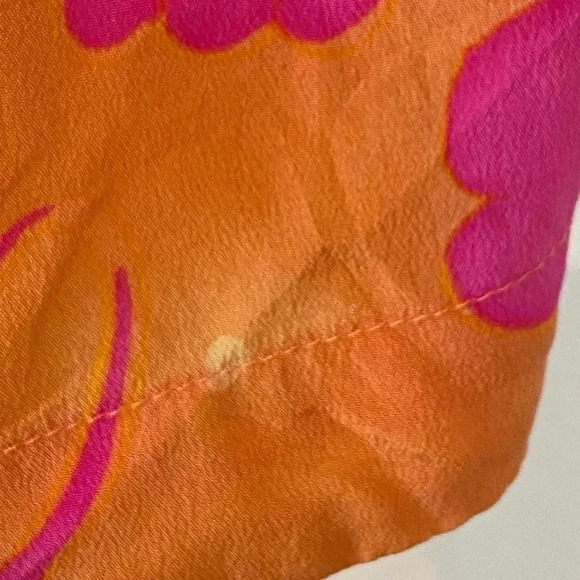 Anthropologie Vanessa Virginia Silk Fata Morgan Button Slit Sleeve Blouse - Picture 9 of 9